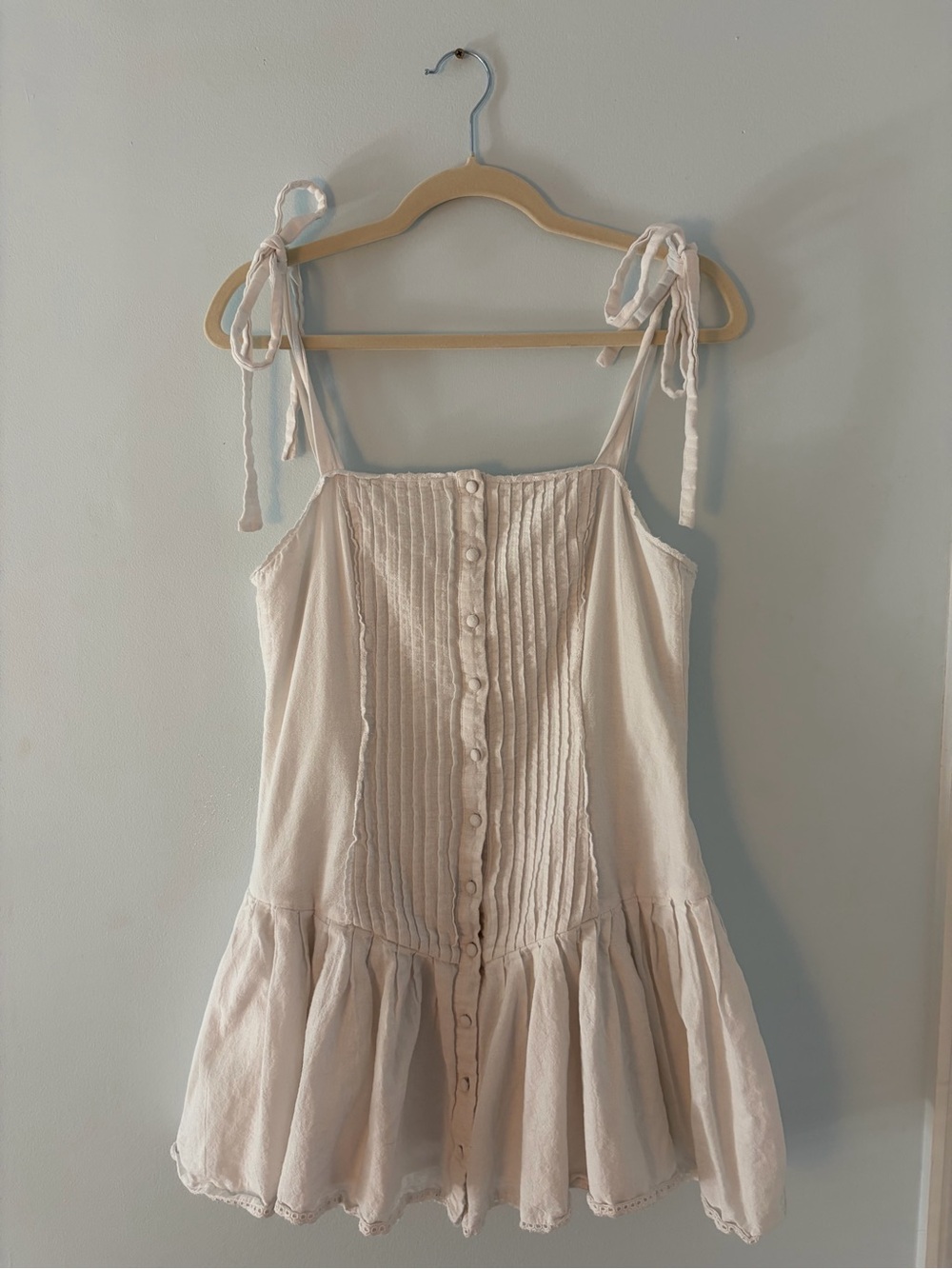 Zara White Lightweight Summer Dress with Label